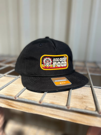 Big Chief Black Rope Hat