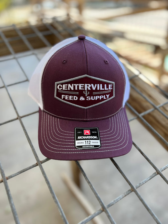 Centerville Feed Maroon Patch